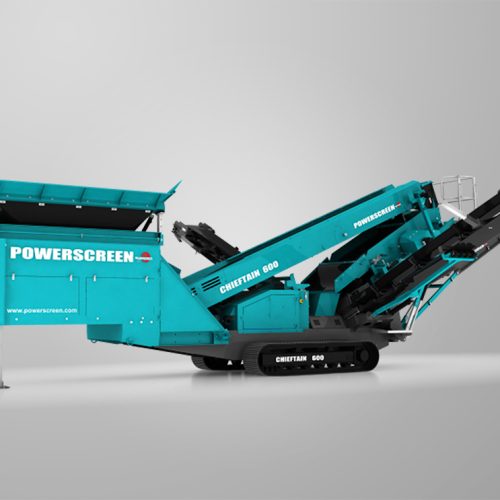 Mobilný triedič Powerscreen – triedenie kameniva TJR